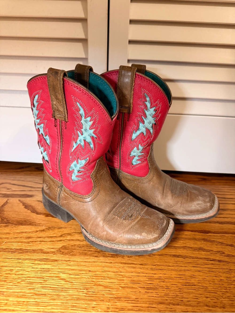 Ariat VentTEK Leather Girls Western Boots